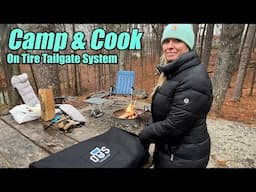 Winter Camping at GA State Park / On-Tire Tailgate System / Toilet Leak