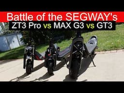 Segway Battle: These Results SURPRISED Me! (ZT3 Pro vs Max G3 vs GT3)