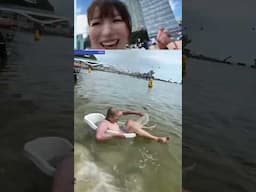 Esco tries floating in a bathtub in the ocean | #exbc on #Twitch