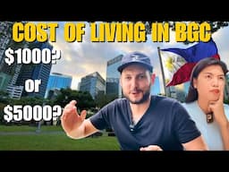 The Real Cost of Living in BGC Manila 🇵🇭(This Might Shock You)