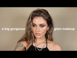 A BIG GORGEOUS GLAM MAKEUP TUTORIAL | JAMIE GENEVIEVE