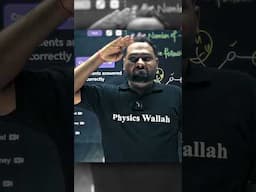 RA Sir Salute🫡🔥 #pw #shorts #physicswallah #jeewallah