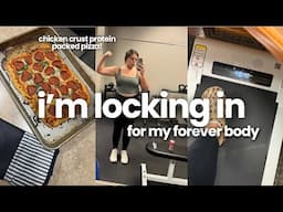 After work vlog: groceries, chicken crust pizza, egg cups! We’re locking in!☀️💪🏼