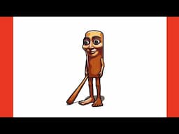 How to draw tung tung tung sahur / drawing meme step by step