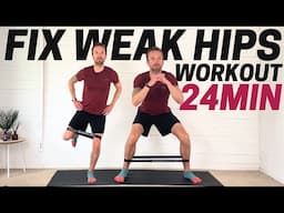Fix Weak Hips, Run Better: Glute Medius Workout for Runners 24 MINS