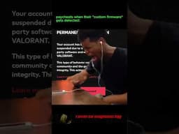 Valorant hackers and "undetected firmware"