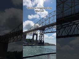 Amazing Historic Railroad Bridge on the Soo Locks in Michigan