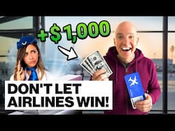 How I Turned An OVERBOOKED Flight Into $1,034 (Step by Step)