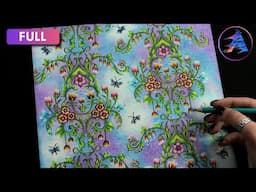 Coloring Tutorial: Ornament | WORLD OF FLOWERS book by Johanna Basford
