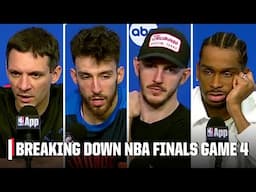 OKC Thunder react to evening series in Game 4 😤 'GOTTA KEEP IT GOING' - Chet Holmgren | NBA on ESPN