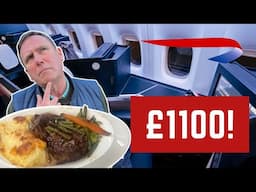 I Review £1100 BUSINESS CLASS FOOD! LONDON TO NEW YORK!