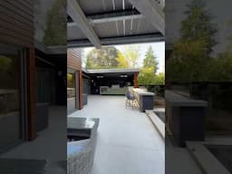 MODERN GREEN OUTDOOR BBQ KITCHEN!