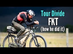 Go FAST SECRETS of the Tour Divide: Justinas Leveika spills all the beans on his FKT
