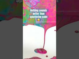 Satisfying acrylic pouring #painting #fluidart #diy