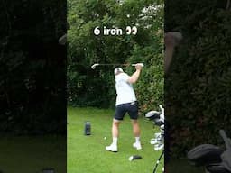 How far do you hit 6 iron? #golf