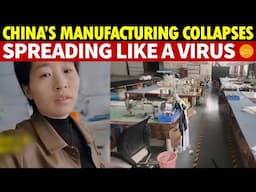 The Most Terrifying Crisis! China’s Manufacturing Structure Collapses, Spreading Like a Virus