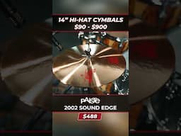Hi-Hat Cymbals Compared | $90 - $900 #drums #drummer  #cymbals