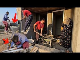 After years of homelessness, the nomadic Ranj family now owns a bathroom and toilet.
