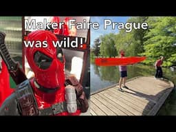 What 3D Printing in Europe REALLY Looks Like – Maker Faire Prague – Kayaks, Robots, Giant Printers!