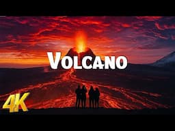Volcano 4K - Scenic Relaxation Film With Calming Music - Travel Nature