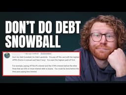Unpacking the Truth: Is the Debt Snowball Insane for High Interest Rate Debt?