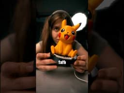 Masa lambam kırıldı bende kendime yeni Pikachu’lu bir tane yaptım #pikachu #3dprinter