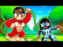 WE BECAME GORILLAS IN ROBLOX!