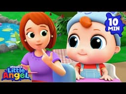 Baby's First Words |Little Angel | 💤 Bedtime, Wind Down, and Sleep with Moonbug Kids