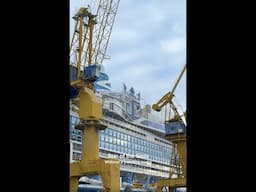 Your next vacay is under construction. 🚧 🔨 #shipyard #StaroftheSeas #cruise #vacation