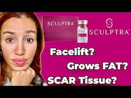 The 3 Biggest Sculptra Lies!- Facelift complication? Scar Tissue? Grows Fat?