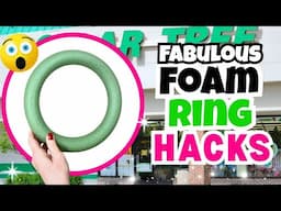 Look what you can make using Dollar Tree foam rings! | Dollar Tree DIY