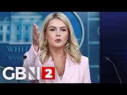 White House Press Secretary Caroline Leavitt holds daily briefing