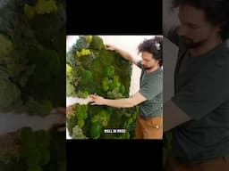Building a moss wall in my office pod: pt. 1/2 #DIY #officepods #interiordesign #greenwall