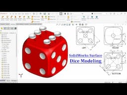 SolidWorks Surface Tutorial-Dice Modelling