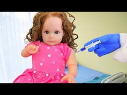 Reborn Toddlers Getting Doctor Checkup Role Play Compilation