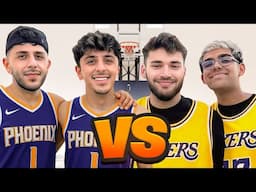 Brawadis & FaZe Rug VS Adin Ross & Neon basketball 2v2