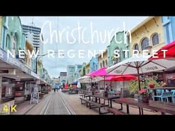 Christchurch City Walk Autumn 2025 | New Regent St | Cathedral Sq | New Zealand Walking Tour 4K