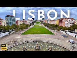 LISBON Portugal: Fonte Luminosa ALAMEDA 4K HDR