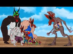 HULK & SPIDER MAN vs GIANT - DEMOGORGON: Returning from the Dead SECRET -FUNNY | SUPER HEROES MOVIES