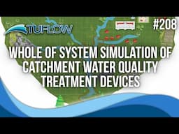 Whole of system simulation of catchment water quality treatment devices
