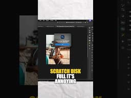 How to fix scratch disk full in Photoshop for Mac