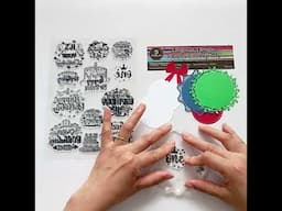 Happy Birthday Stamps&Circle Tag Die Cut Set - #Alinacutle® #AlinaCraft #handmadecards