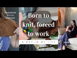 Every Stitch Counts Vlog ~ reviving a knitters soul forced to work a corporate job, Monday sweaters