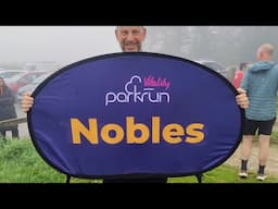 Conrhenny Plantation Nobles Parkrun Isle of Man. Cold, wet, windy, misty, muddy, stoney, killer hill