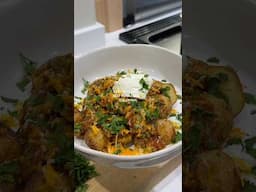 Chilli loaded potatoes are a MUST! #healthydinner #dinnerideas #healthyrecipes