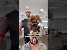 Mega hair reveal 😲 #hairstyle #hairrevival #hairsalon