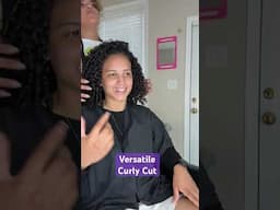 Curly Cut with Face Framing #curlyhair #haircut #reveal