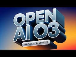 OpenAI o3 o4-mini and Perplexity - Major Updates - Grok and Gemini models