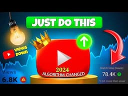 YouTube Views Down 📉🥺 Only 1 Solution