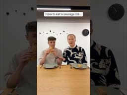 How to eat a sausage roll…😶